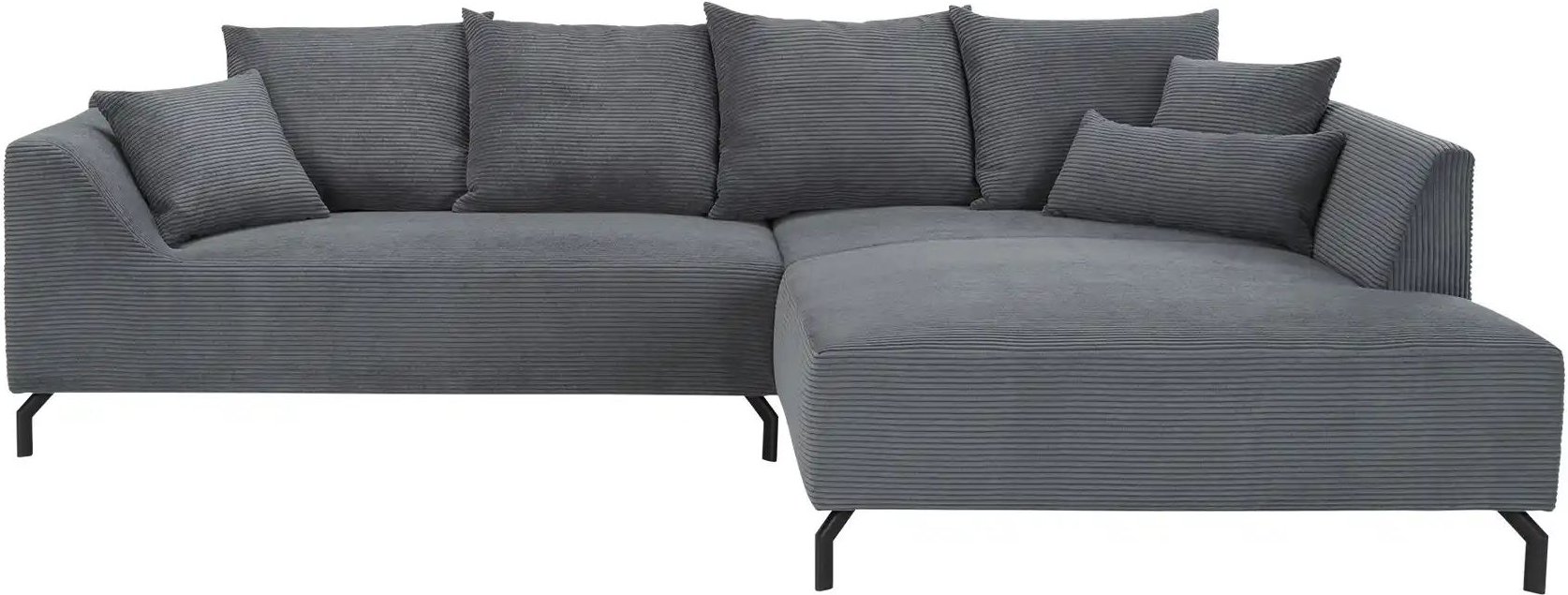 Ecksofa Lino ¦ grau ¦ Maße (cm): B: 304 H: 95 T: 202.0 Polstermöbel > Sofas > Ecksofas - Höffner