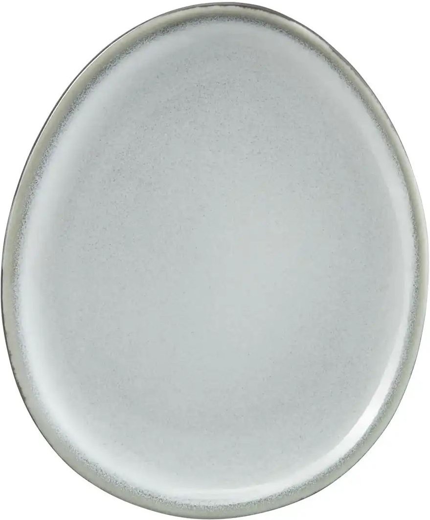 Peill+Putzler Servierplatte Como ¦ grün ¦ Porzellan ¦ Maße (cm): B: 12,4 H: 10,2 T: 1.6 Geschirr > Einzelgeschirrteile ...