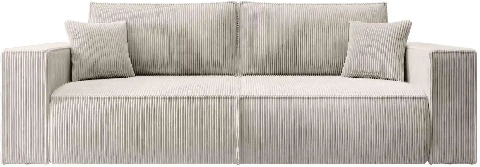 Selsey Einzelsofa mit Schlaffunktion Farese ¦ creme ¦ Maße (cm): B: 257 H: 85 Polstermöbel > Sofas > 3-Sitzer - Höffner