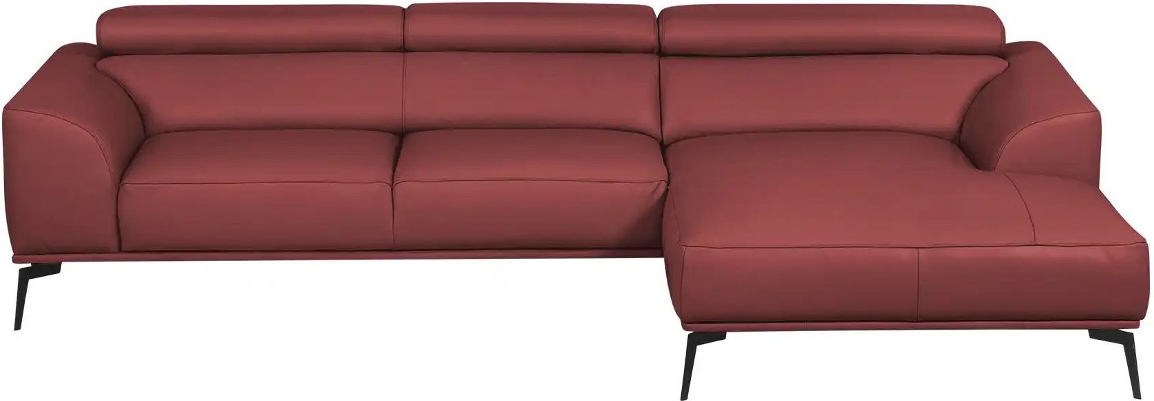 Ravensberger Werkstätten Ecksofa Atlanta ¦ rot ¦ Maße (cm): B: 283 H: 92 T: 173.0 Polstermöbel > Sofas > Ecksofas - Höf...