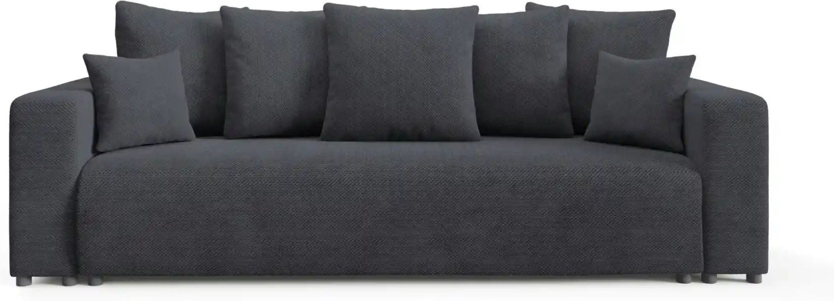 Schlafsofa mit Bettkasten Evora ¦ schwarz ¦ Maße (cm): B: 247 H: 88 Polstermöbel > Sofas > Einzelsofas - Höffner