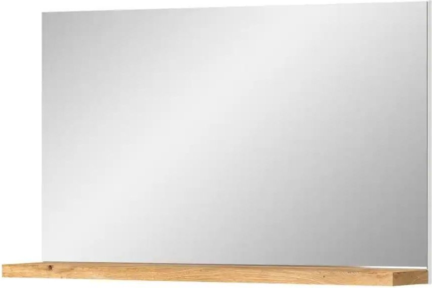 Thumbnail - uno Spiegel 95 x 59 cm ¦ holzfarben ¦ Holzwerkstoff,Aluminium,Glas ¦ Maße (cm): B: 95 T: 18.0 Garderoben & Kleiderstang...