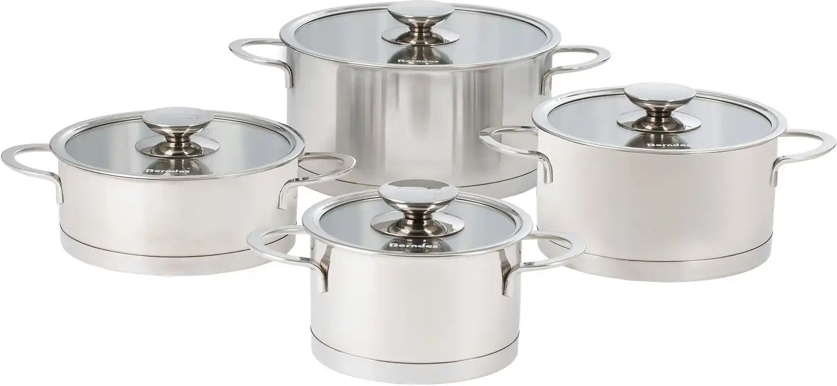 Berndes Topfset 8-teilig Millesima ¦ silber ¦ Edelstahl Töpfe & Pfannen & Zubehör > Topf und Pfannen-Sets - Höffner