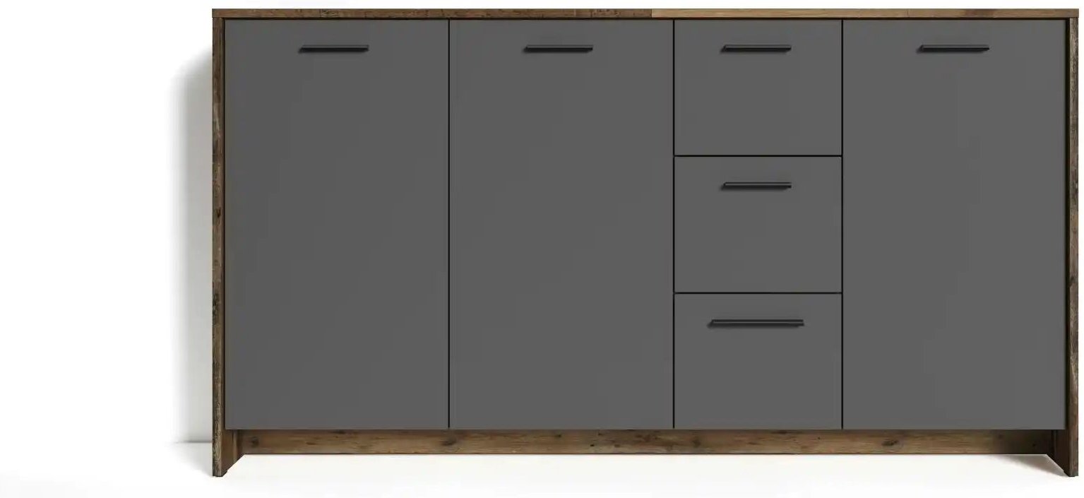 by Living Sideboard Ben ¦ grau ¦ Maße (cm): B: 153 H: 83 Kommoden & Sideboards > Sideboards - Höffner