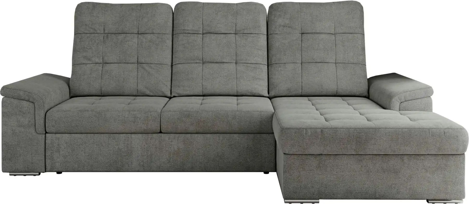 Ecksofa mit Schlaffunktion Madrito ¦ grau ¦ Maße (cm): B: 256 H: 89 Polstermöbel > Sofas > Ecksofas - Höffner