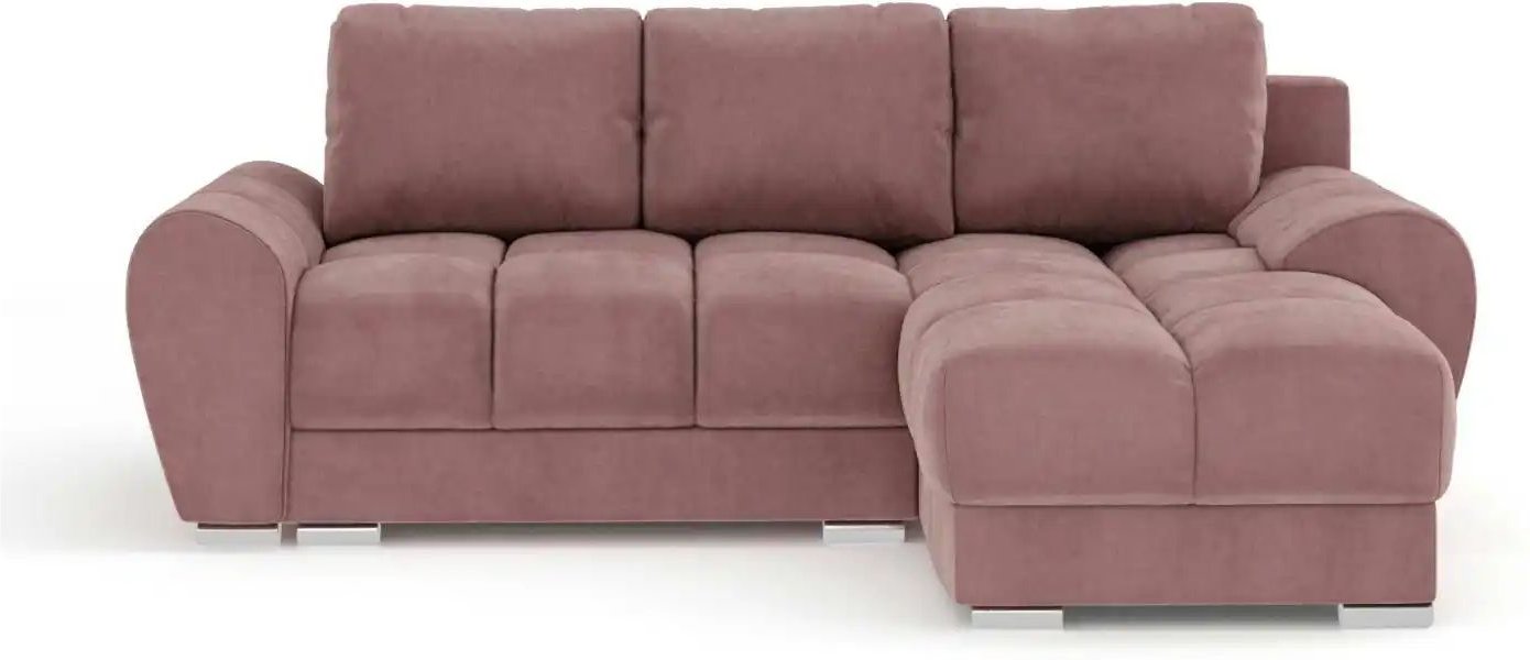Ecksofa Peebles ¦ rosa/pink ¦ Maße (cm): B: 256 H: 90 Polstermöbel > Sofas > Ecksofas - Höffner