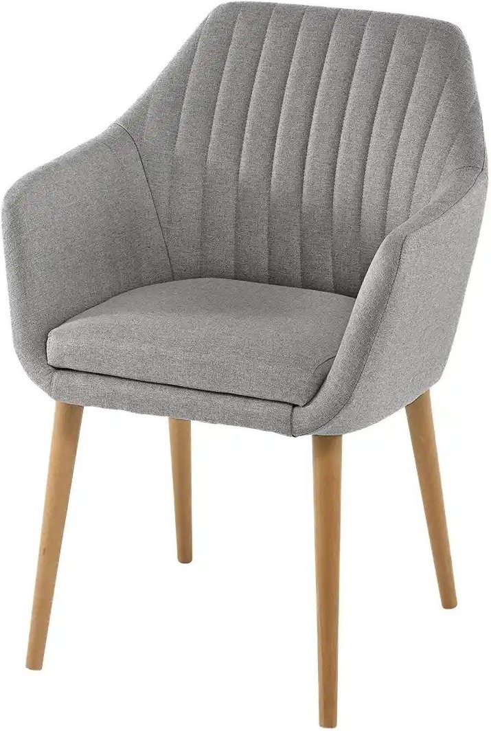 Woodford Armlehnstuhl Shell ¦ grau ¦ Maße (cm): B: 59 H: 86 T: 61.0 Stühle > Küchenstühle > Küchenstühle mit Armlehnen ...