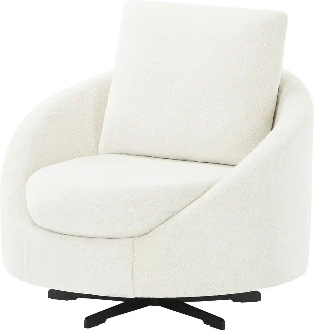 Thumbnail - smart Sessel Felicia ¦ weiß ¦ Maße (cm): B: 98 H: 97 T: 100.0 Polstermöbel > Sessel > Drehsessel - Höffner