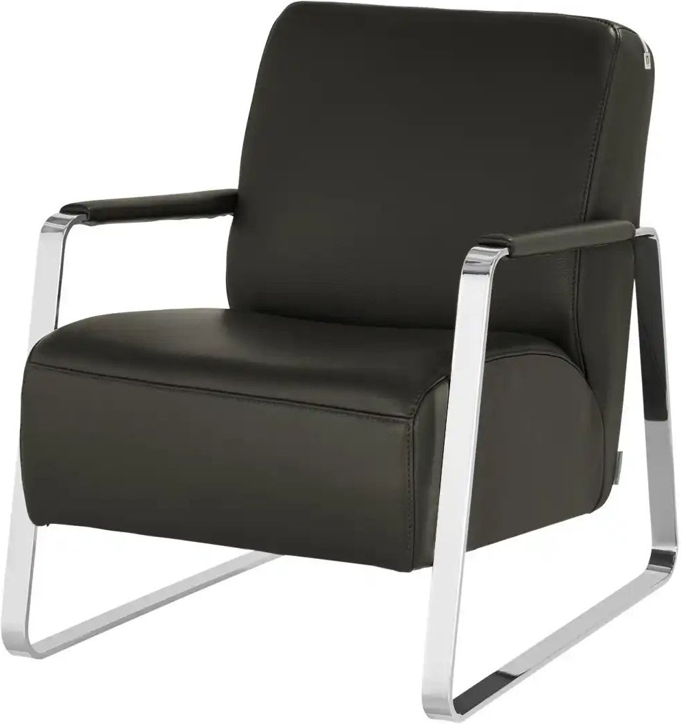 Thumbnail - W.SCHILLIG Sessel aus Leder 17350 Quadroo ¦ braun ¦ Maße (cm): B: 65 H: 82 T: 82.0 Polstermöbel > Sessel > Fernsehsessel...