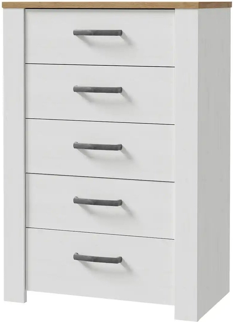 Schubkastenkommode Toneo ¦ weiß ¦ Maße (cm): B: 72 H: 106 T: 42.0 Kommoden & Sideboards > Kommoden - Höffner