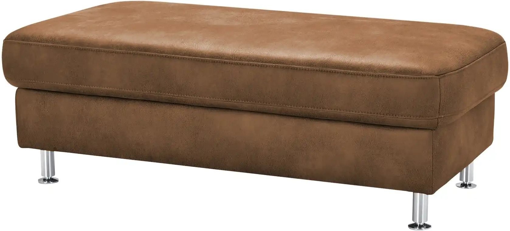 Mein Sofa bold XXL Hocker Veit ¦ braun ¦ Maße (cm): B: 130 H: 46 T: 65.0 Polstermöbel > Hocker - Höffner