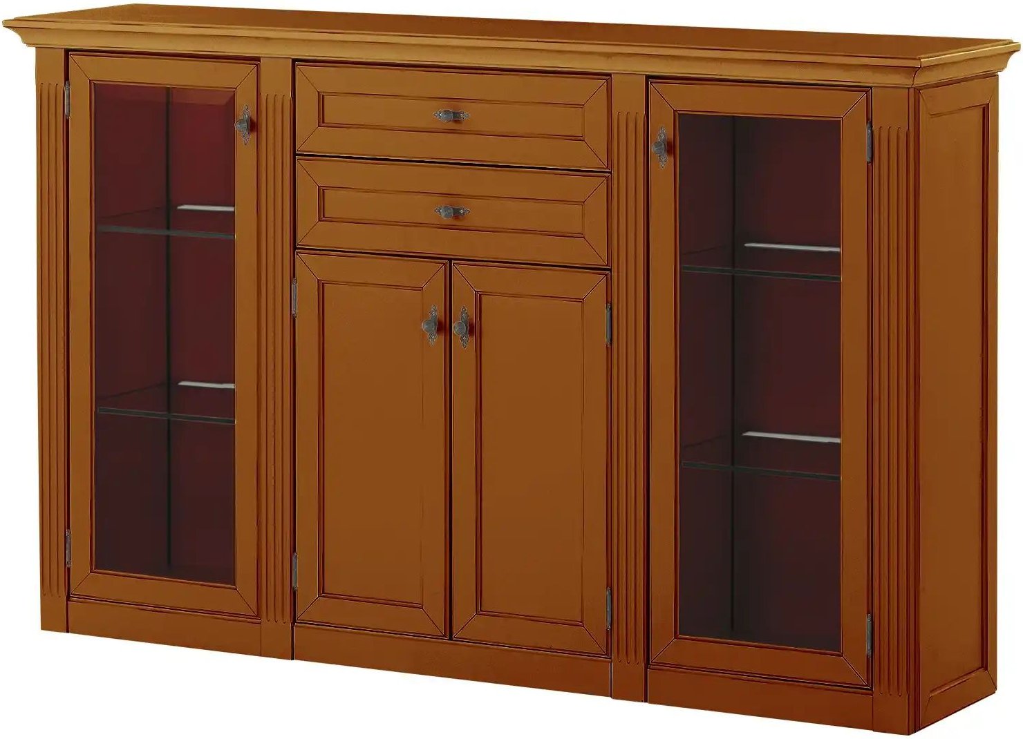 maison bleue Highboard Petit Chalet ¦ braun ¦ Maße (cm): B: 192 H: 119 T: 44.0 Kommoden & Sideboards > Highboards - Höf...