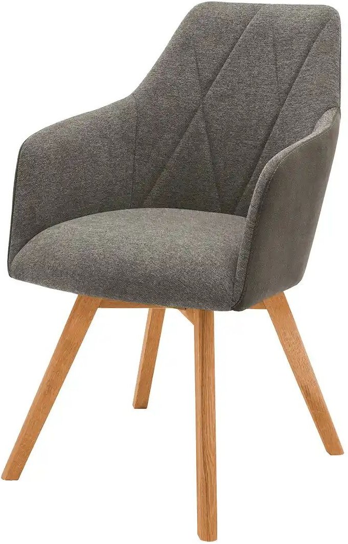 Dine + Mine Armlehnstuhl mit Diamant-Steppung Xalapa ¦ braun ¦ Maße (cm): B: 57 H: 85 T: 65.0 Stühle > Esszimmerstühle >...