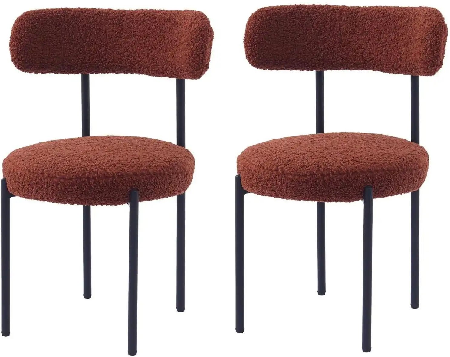 Stuhl 2er-Set Lars ¦ rot ¦ Maße (cm): B: 47 H: 79 Stühle > Polsterstühle - Höffner