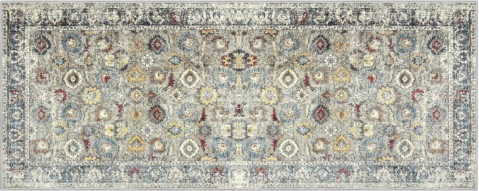 Webteppich Lina ¦ mehrfarbig ¦ Synthetische Fasern ¦ Maße (cm): B: 90 Teppiche > Vintage Teppiche - Höffner