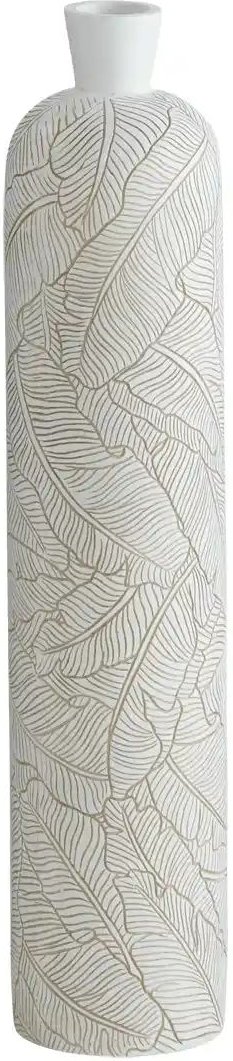 HOME STORY Deko Vase ¦ weiß ¦ Polyresin (Kunstharz) ¦ Maße (cm): H: 75 Ø: 15.5 Accessoires > Vasen - Höffner