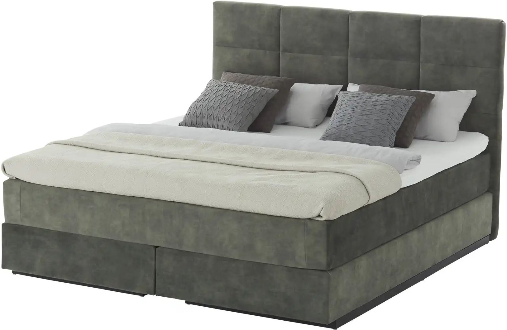 Wohnwert Boxspringbett Rist ¦ grün ¦ Maße (cm): B: 162 H: 127 Betten > Boxspringbetten - Höffner