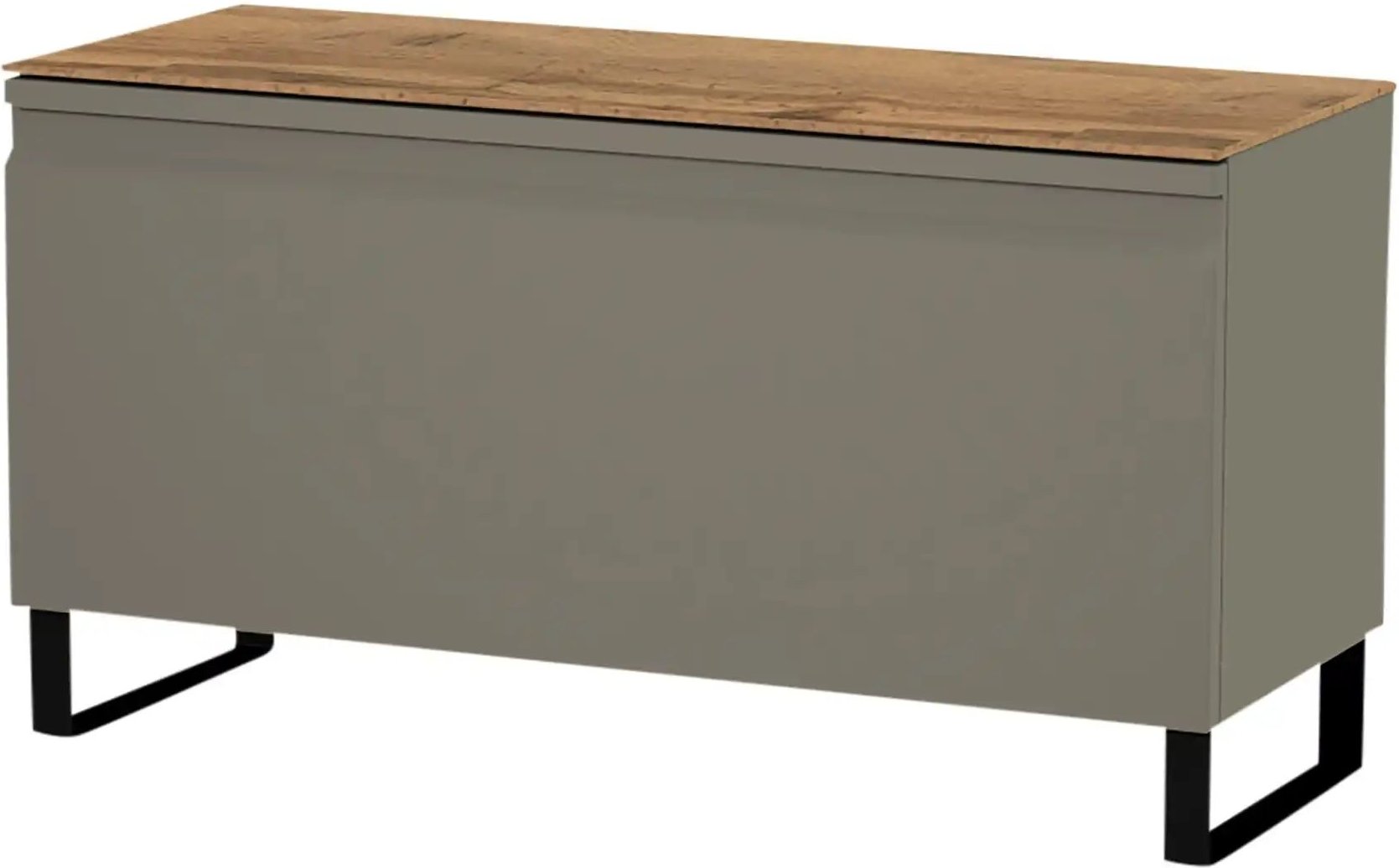 Wohnwert Garderobenbank Leo ¦ grau ¦ Maße (cm): B: 93 H: 49 T: 36.0 Bänke > Einzelbänke - Höffner