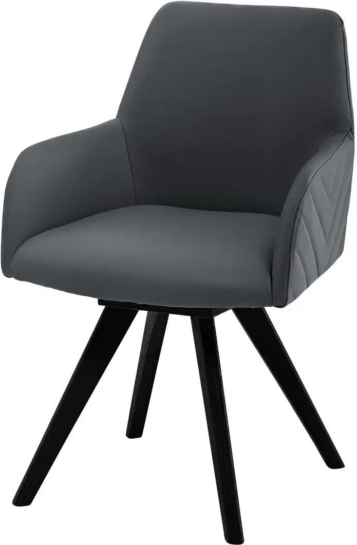 Woodford Esszimmerstuhl Delhi ¦ grau ¦ Maße (cm): B: 61 H: 88 T: 66.5 Stühle > Küchenstühle > Küchenstühle mit Armlehne...