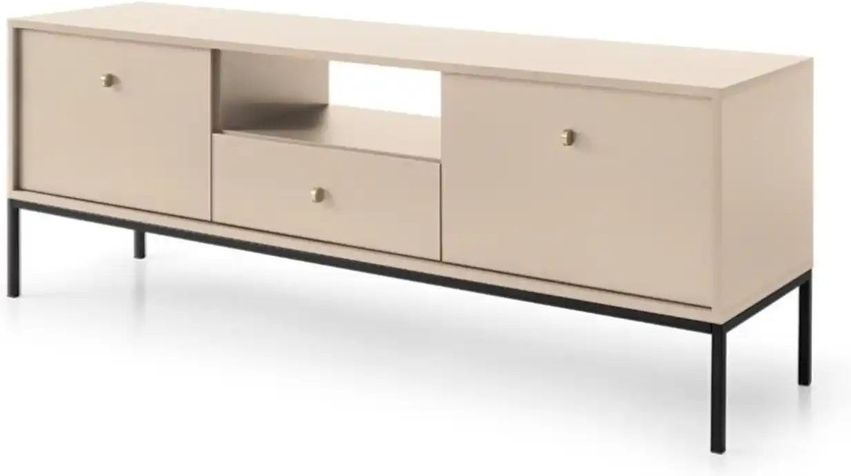 Lowboard  Molly ¦ beige ¦ Maße (cm): B: 153,4 H: 56,2 Kommoden & Sideboards > Lowboards - Höffner
