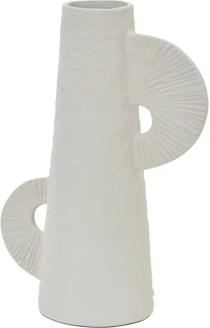 HOME STORY Vase ¦ weiß ¦ Aluminium ¦ Maße (cm): B: 22 H: 30,5 T: 1.5 Accessoires > Vasen - Höffner