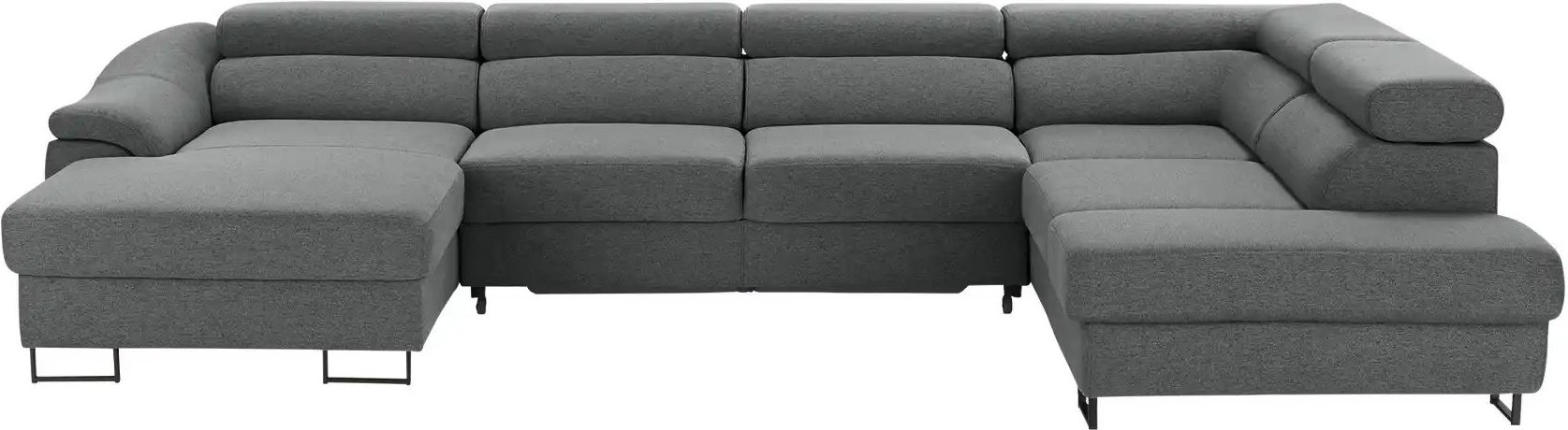 switch Ecksofa Lavos ¦ grau ¦ Maße (cm): B: 346 H: 85 T: 221.0 Polstermöbel > Sofas > Wohnlandschaften - Höffner
