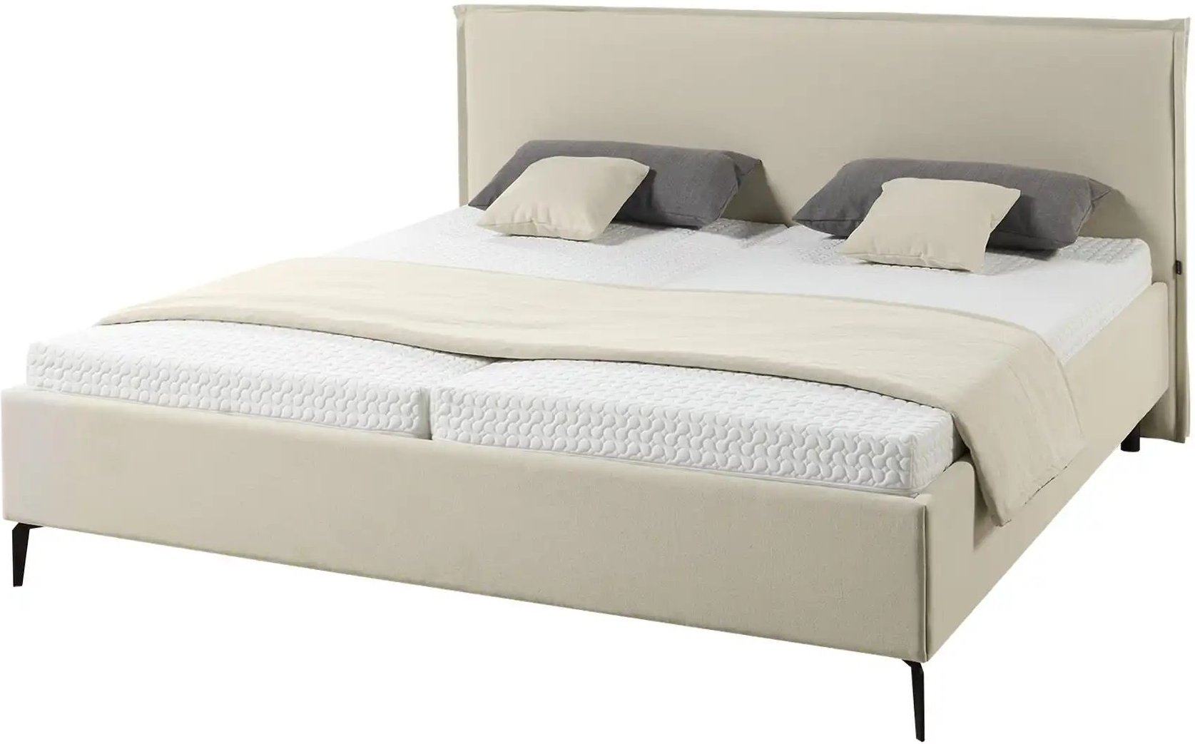 Musterring Polsterbettgestell Elos ¦ creme ¦ Maße (cm): B: 175 H: 112 Betten > Polsterbetten - Höffner