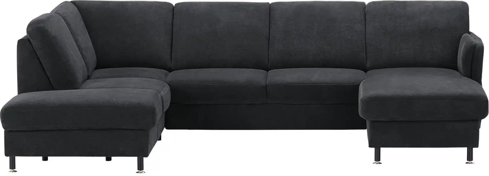 meinSofa Wohnlandschaft Veit ¦ schwarz ¦ Maße (cm): B: 305 H: 90 T: 200.0 Polstermöbel > Sofas > Wohnlandschaften - Höf...