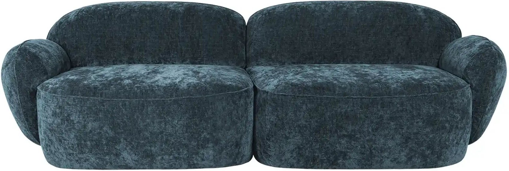 SOHO Sofa 3-sitzig Bubble ¦ türkis/petrol ¦ Maße (cm): B: 236 H: 80 T: 104.0 Polstermöbel > Sofas > 3-Sitzer - Höffner