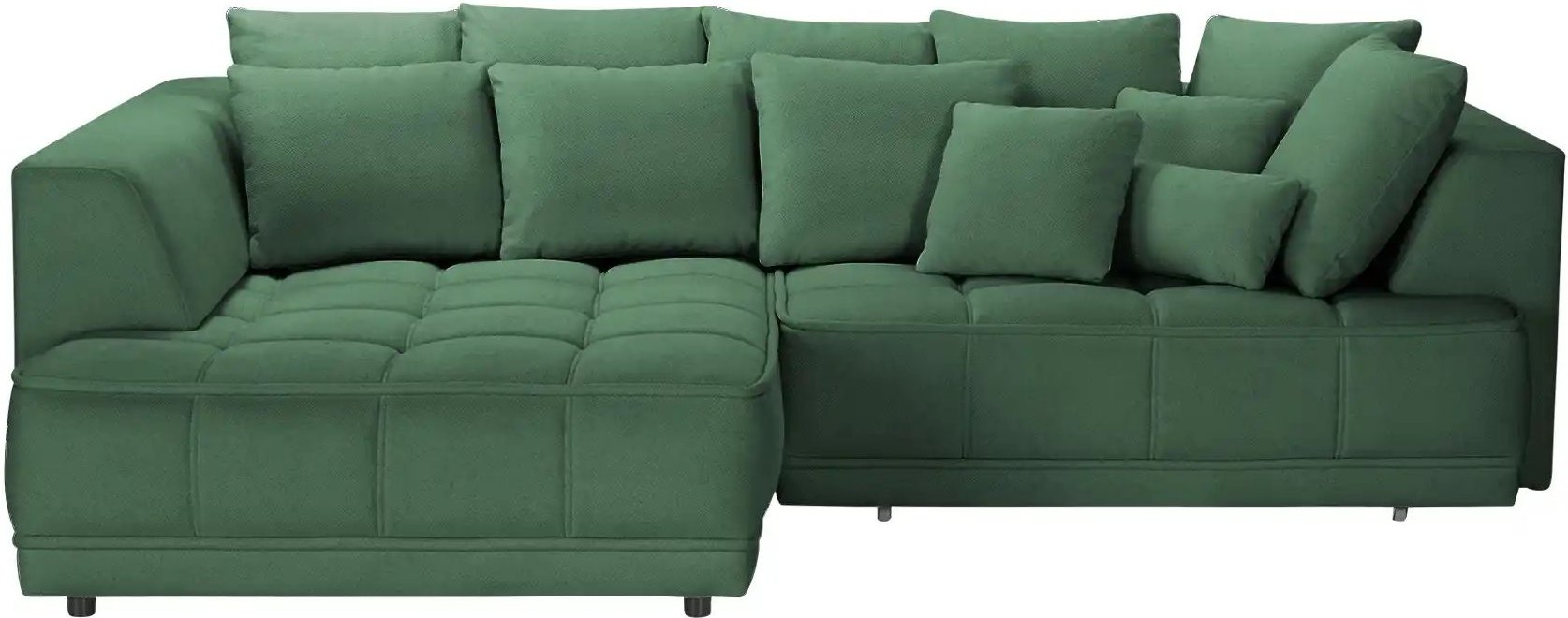 switch Ecksofa Tiga ¦ grün ¦ Maße (cm): B: 285 H: 88 T: 205.0 Polstermöbel > Sofas > Ecksofas - Höffner