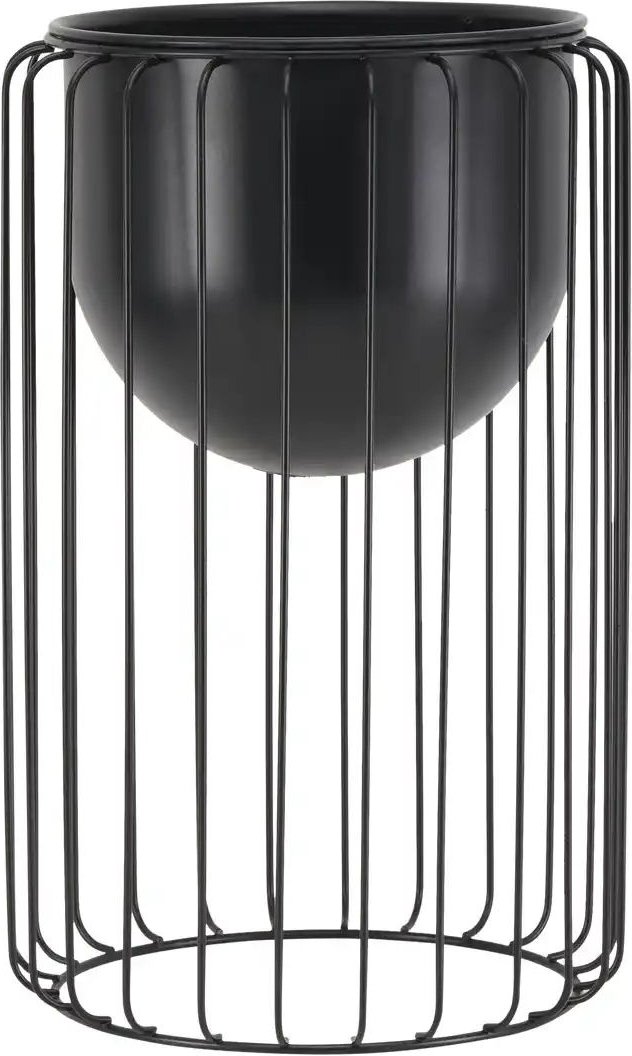 HOME STORY Blumenständer ¦ schwarz ¦ Eisen ¦ Maße (cm): H: 36 Ø: 22.2 Accessoires > Dekoartikel - Höffner