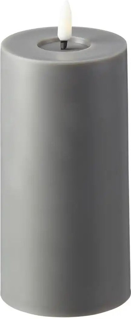 LED Kerze   ¦ grau ¦ Kunststoff ¦ Maße (cm): H: 17  Ø: 7.5 Accessoires > Kerzen & Kerzenständer - Höffner