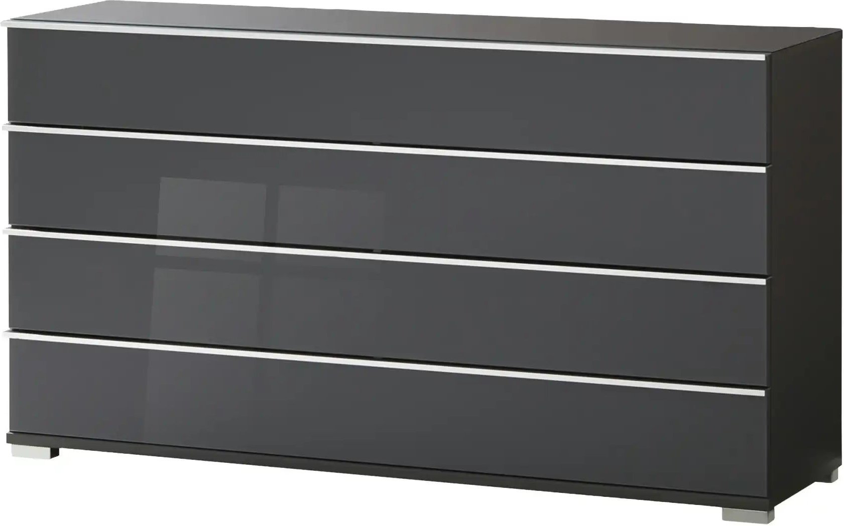 Thumbnail - Musterring Schubladenkommode mit 4 Auszügen Imola W ¦ schwarz ¦ Maße (cm): B: 149 H: 82 T: 42.0 Kommoden & Sideboards > ...