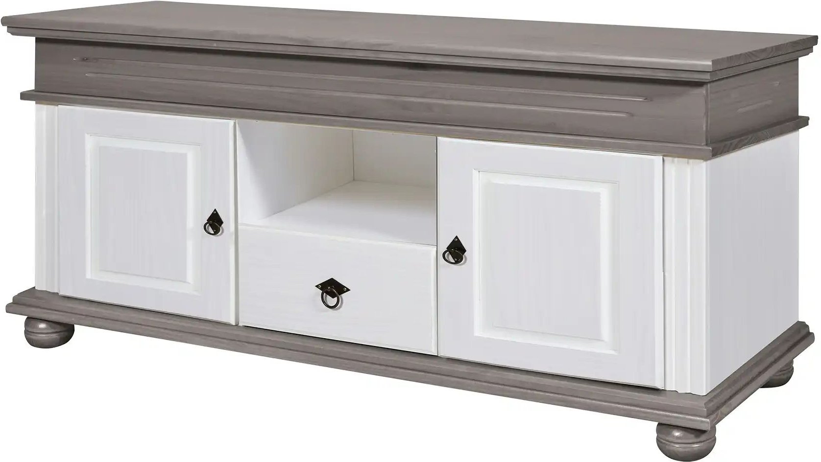 Thumbnail - Lowboard Fehmarn ¦ weiß ¦ Maße (cm): B: 159 H: 65 T: 46.0 Kommoden & Sideboards > Lowboards - Höffner