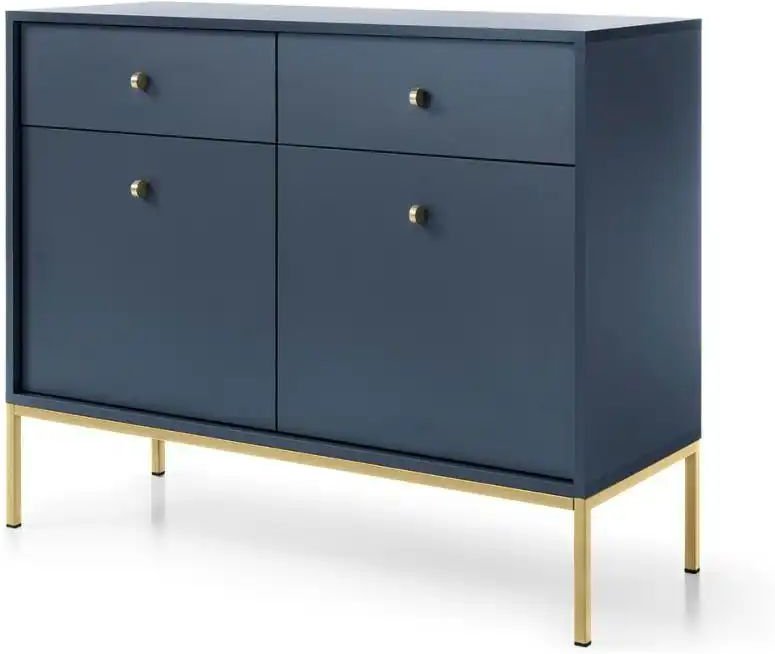 Sideboard Molly ¦ blau ¦ Maße (cm): B: 103,5 H: 83,2 Kommoden & Sideboards > Sideboards - Höffner