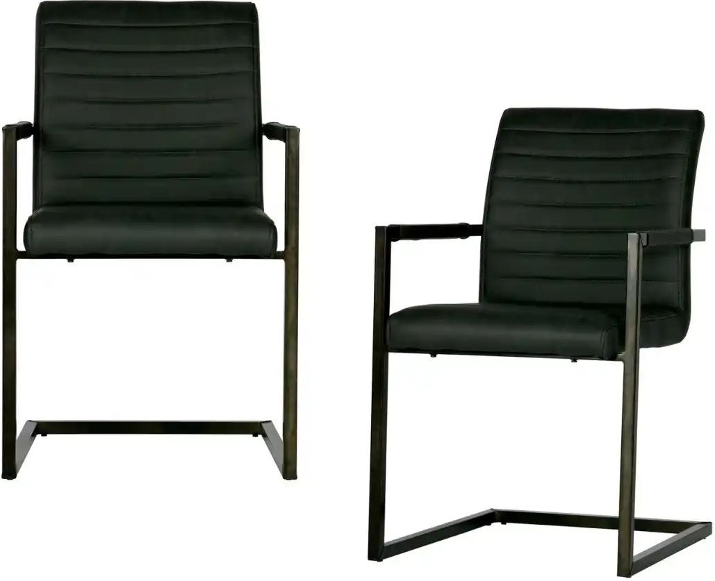 WOOOD Esszimmerstuhl 2er-Set ¦ grün ¦ Maße (cm): B: 62 H: 87 Stühle > Polsterstühle - Höffner