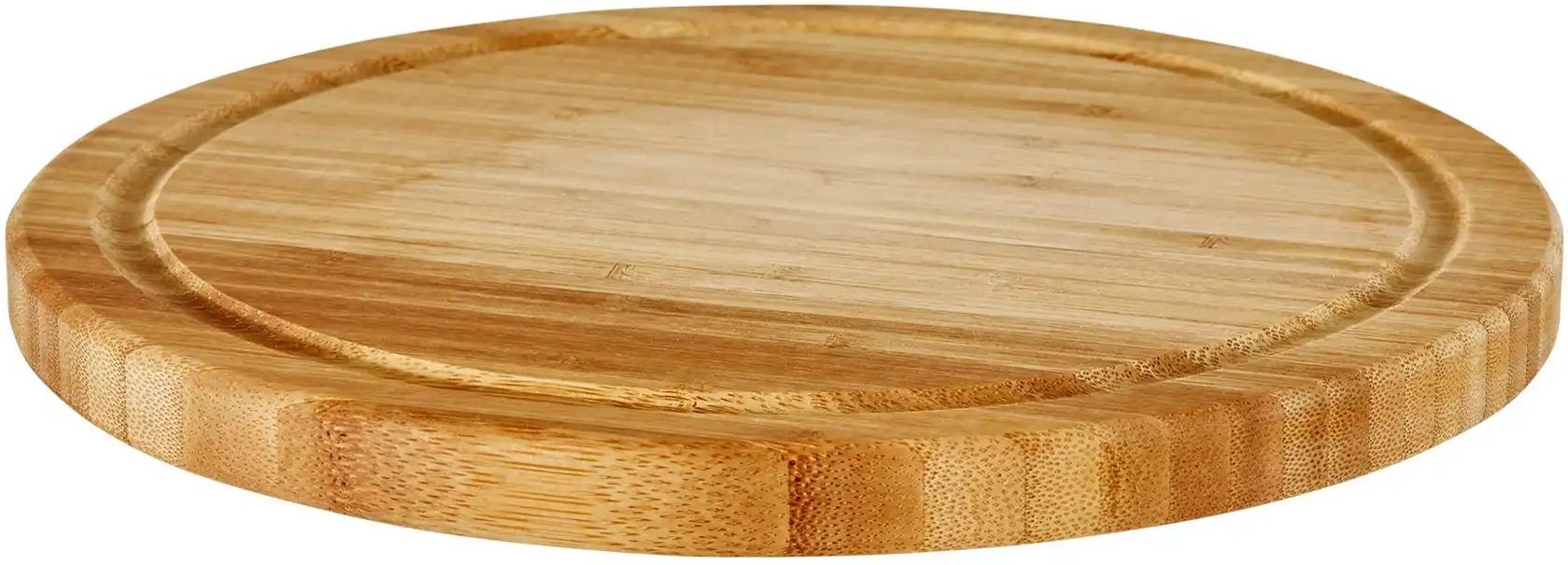 KHG Schneidebrett ¦ holzfarben ¦ Bambus ¦ Maße (cm): H: 1,8 Ø: 26 Küchenzubehör & Helfer > Schneidebretter - Höffner