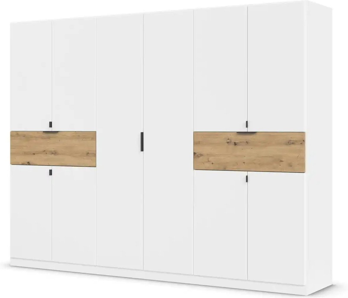 Drehtürenschrank Thurso ¦ weiß ¦ Maße (cm): B: 271 H: 210 Schränke > Kleiderschränke > Drehtürenschränke - Höffner