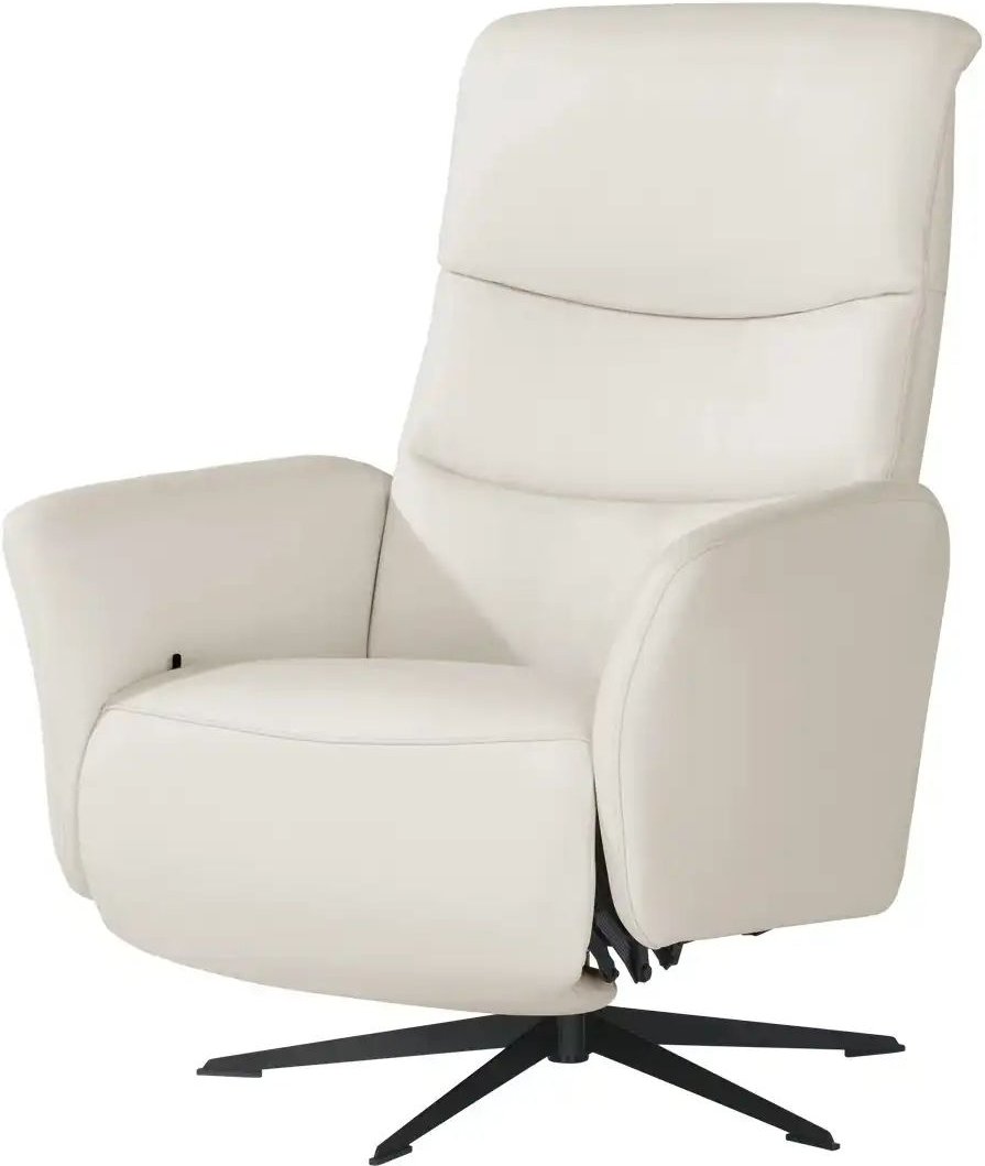 Nils Olsen Relaxsessel Leder aus Echtleder Keno ¦ weiß Polstermöbel > Sessel > Relaxsessel - Höffner