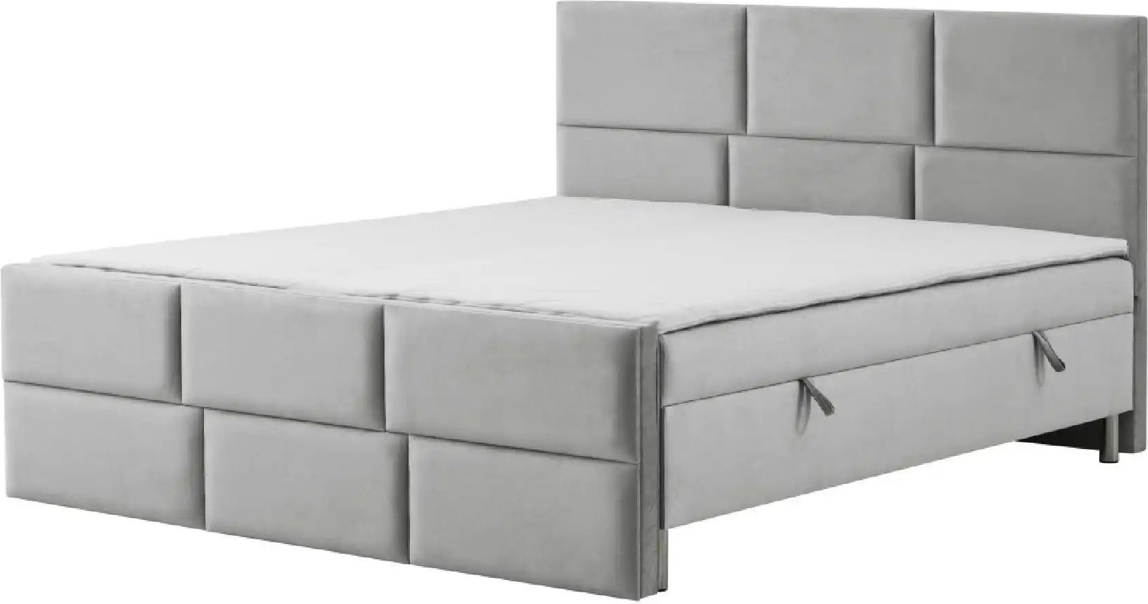 Boxbett mit Bettkasten Adria ¦ grau ¦ Maße (cm): B: 140 H: 110 Betten > Komfortbetten - Höffner