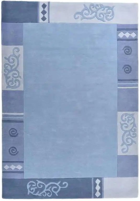 Thumbnail - THEKO Teppich ¦ blau ¦ Wolle ¦ Maße (cm): B: 160 H: 1,4 Teppiche > Wohnteppiche - Höffner