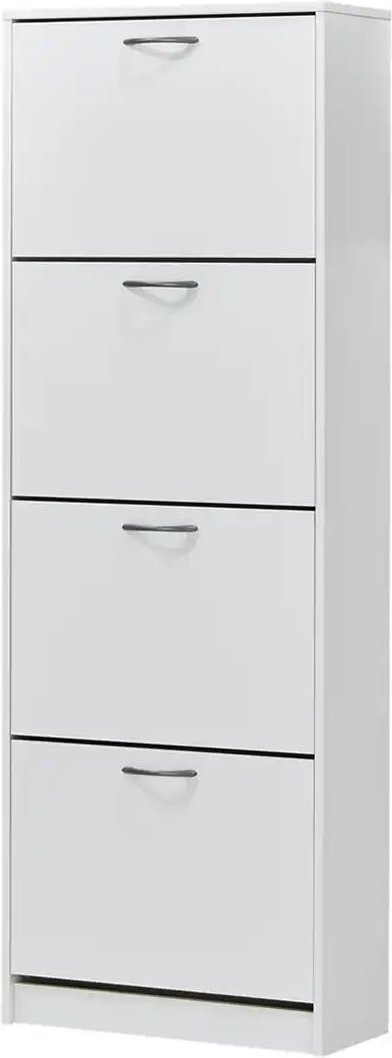 Schuhschrank Mandello ¦ weiß ¦ Maße (cm): B: 58 H: 162 T: 25.0 Garderoben & Kleiderstangen > Garderoben Schuhschränke -...