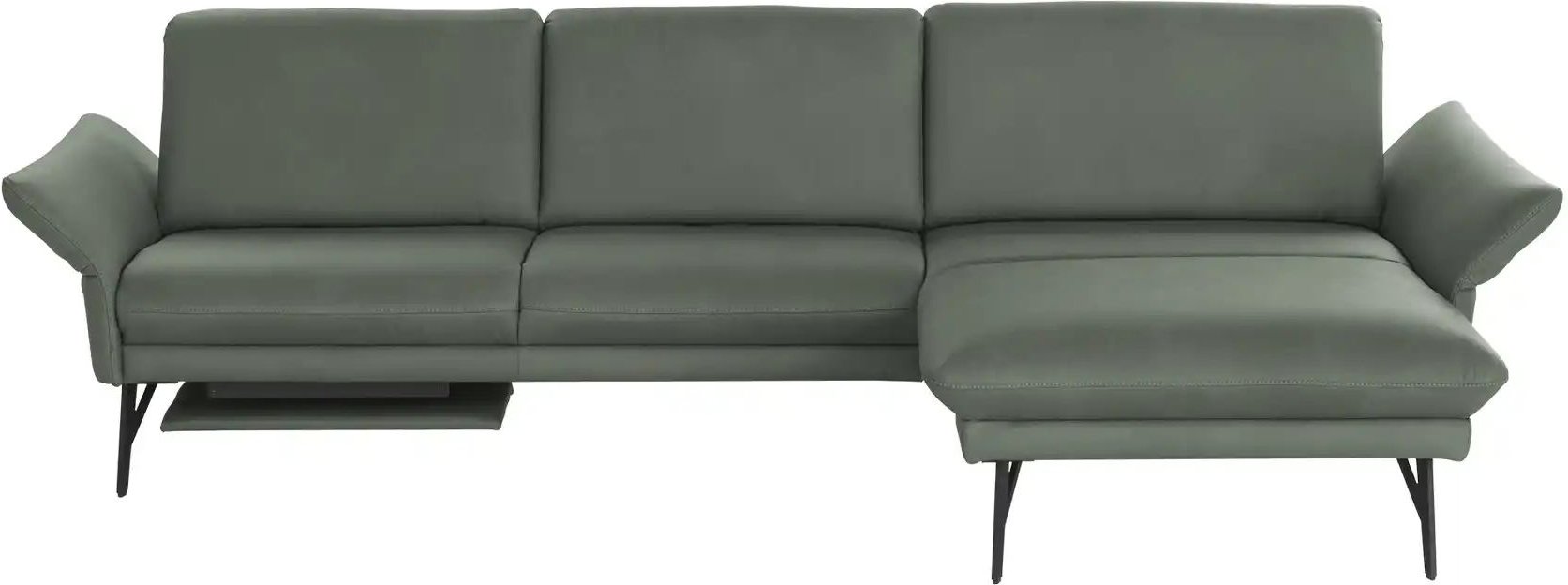 himolla Ecksofa Echtleder 1928 ¦ grün ¦ Maße (cm): B: 296 H: 85 T: 175.0 Polstermöbel > Sofas > Ecksofas - Höffner