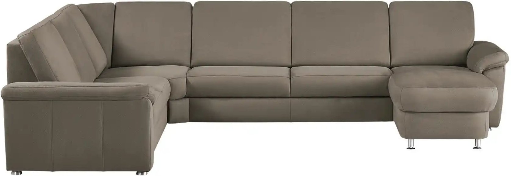 Thumbnail - meinSofa Wohnlandschaft Mikrofaser Rita ¦ grau ¦ Maße (cm): B: 330 H: 91 T: 240.0 Polstermöbel > Sofas > Wohnlandschafte...