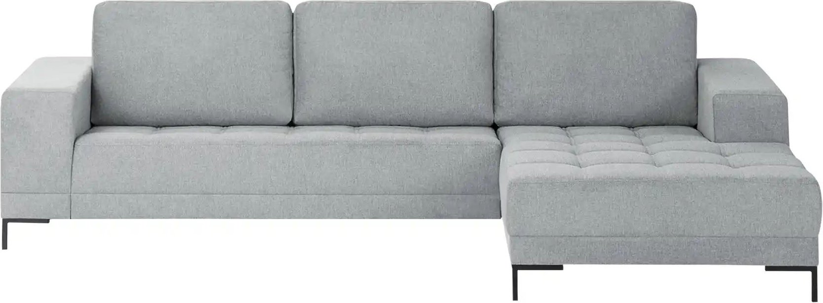 smart Ecksofa Garda ¦ grau ¦ Maße (cm): B: 280 H: 81 T: 166.0 Polstermöbel > Sofas > 3-Sitzer - Höffner