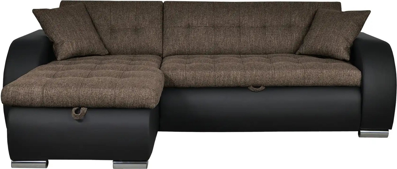 Ecksofa  Aries ¦ braun ¦ Maße (cm): B: 242 H: 80 T: 161.0 Polstermöbel > Sofas > Ecksofas - Höffner