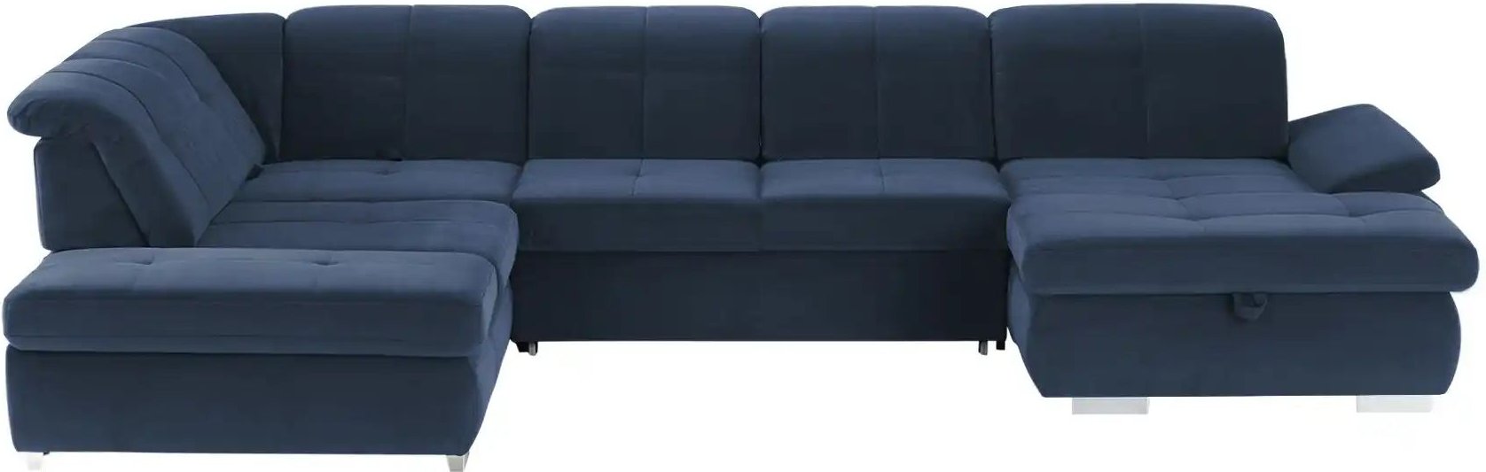 Lounge Collection Wohnlandschaft Mikrofaser Affair ¦ blau ¦ Maße (cm): B: 371 H: 100 T: 260.0 Polstermöbel > Sofas > Sc...