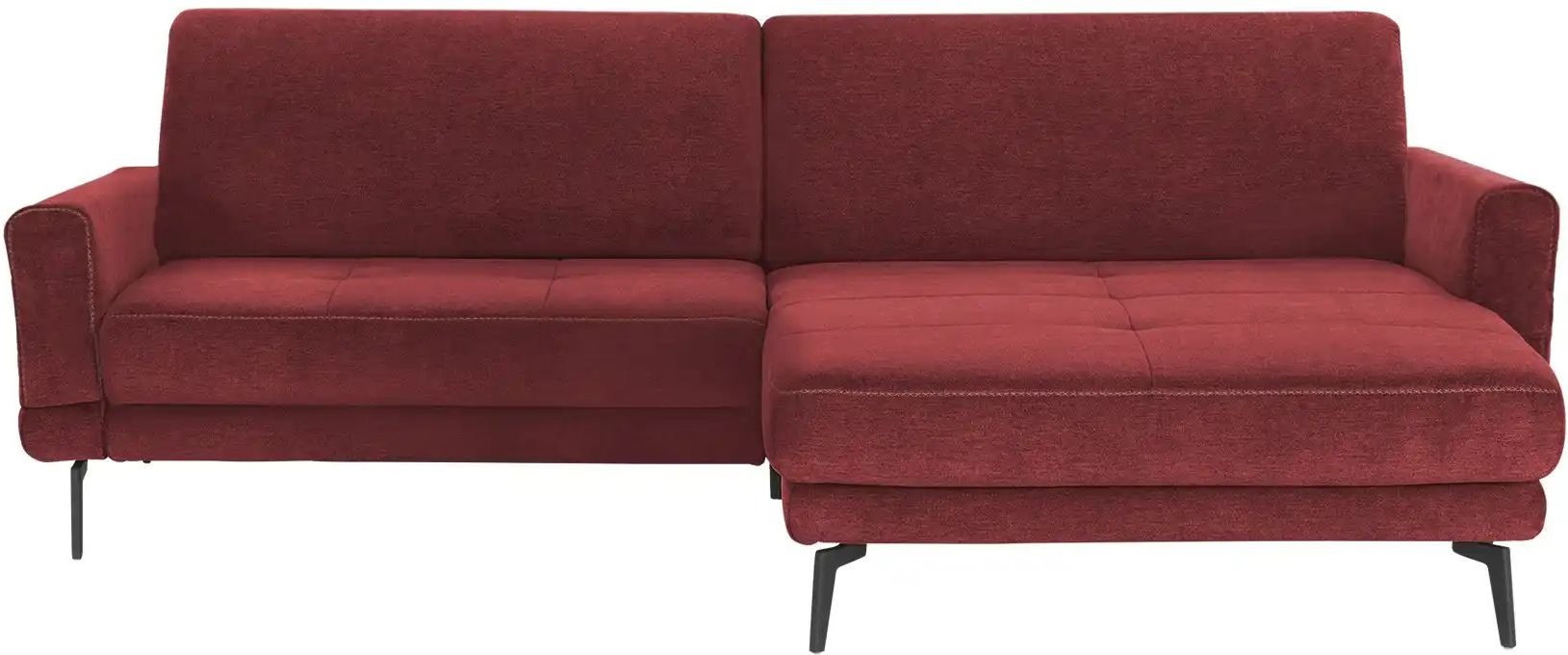 meinSofa Ecksofa Mike ¦ rot ¦ Maße (cm): B: 251 H: 86 T: 180.0 Polstermöbel > Sofas > 3-Sitzer - Höffner