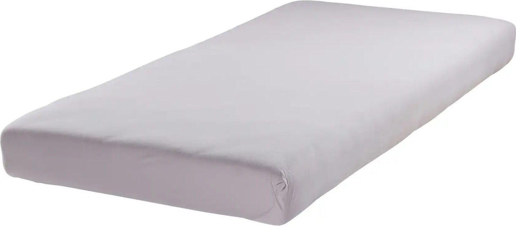 como Feinjersey-Spannbettlaken 2010 ¦ grau ¦ Maße (cm): B: 120 Bettwaren > Bettlaken - Höffner