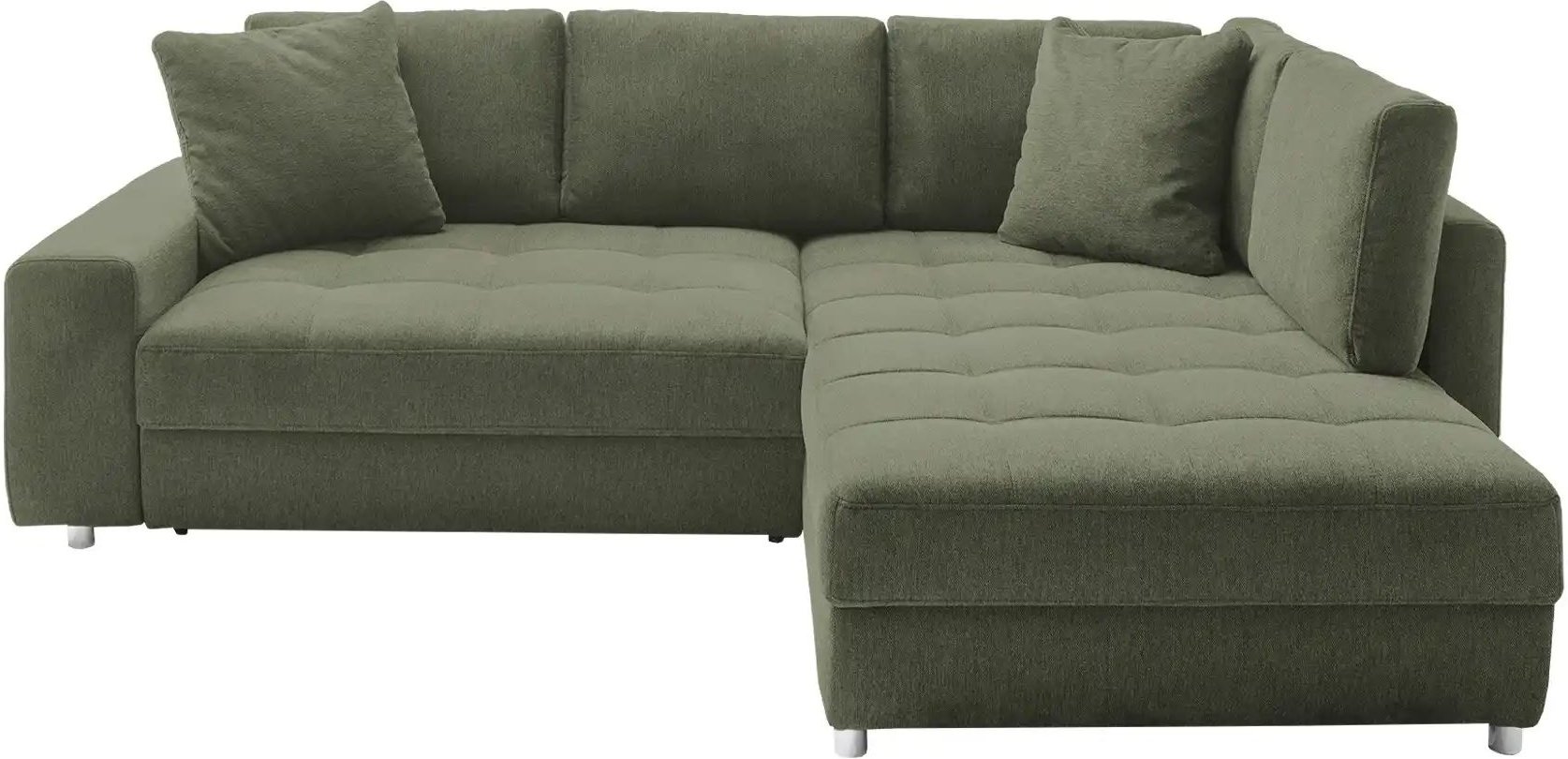 Thumbnail - bobb Ecksofa Arissa de Luxe ¦ grün ¦ Maße (cm): B: 265 H: 84 T: 215.0 Polstermöbel > Sofas > Ecksofas - Höffner
